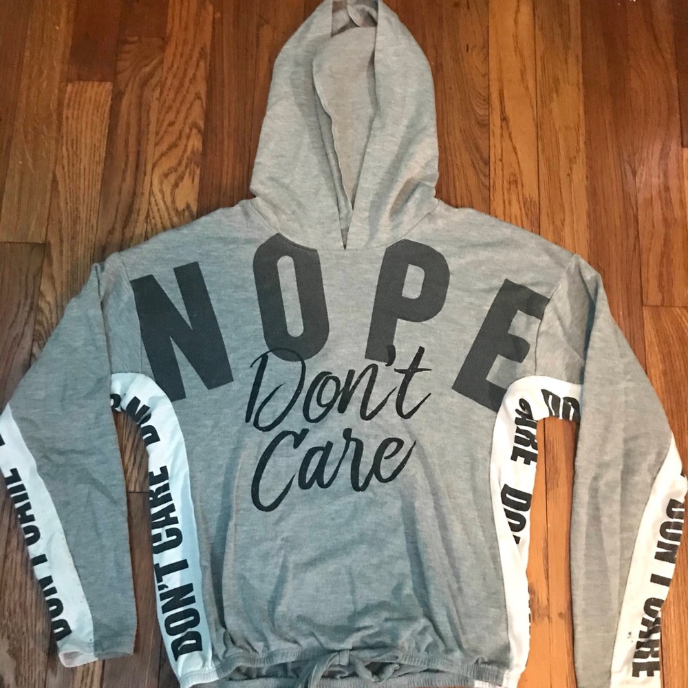 Nope Don’t Care long sleeve- like new